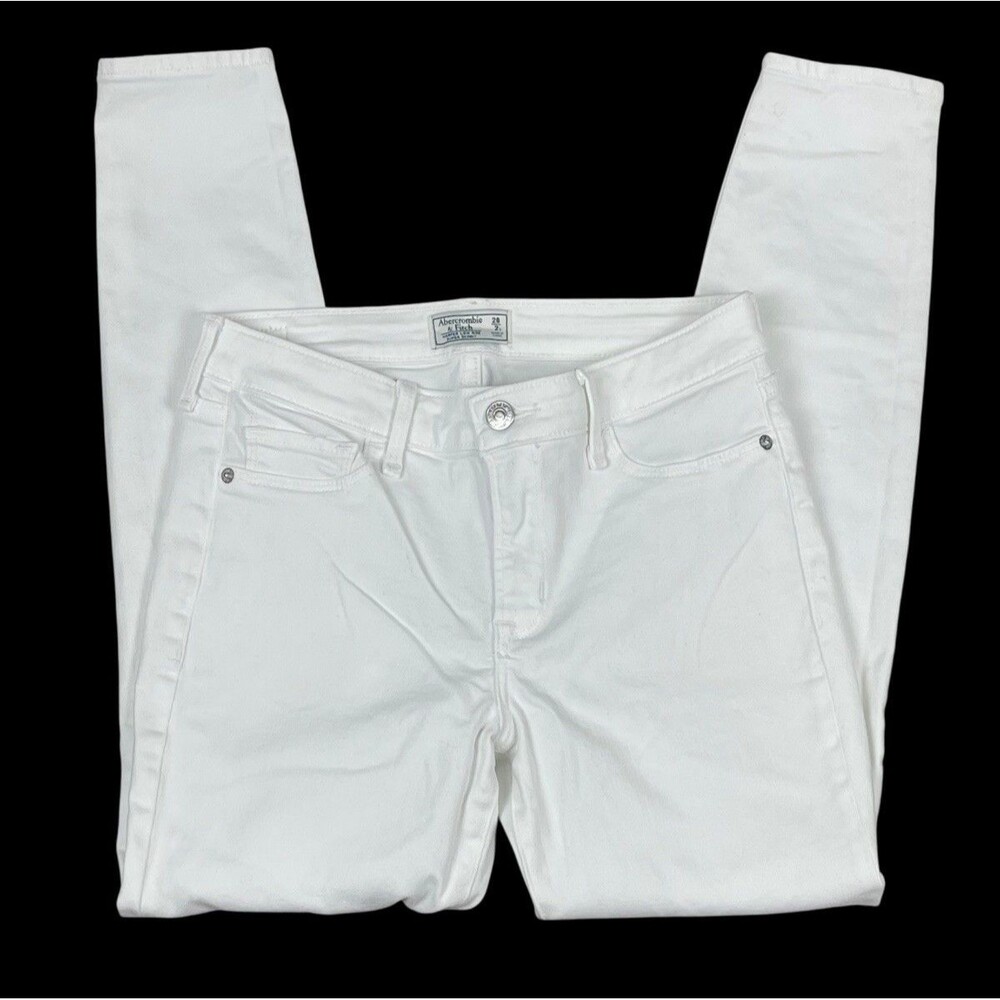 Rag & Bone Skinny Jeans in Bright White Womens Size 29 Casual Ankle Stretch